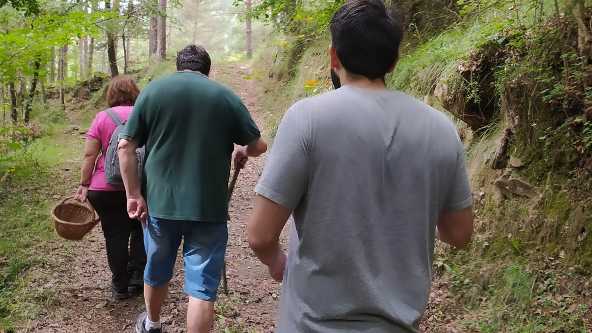 Temporada de setas - Familia catalana buscando bolets